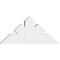 Ekena Millwork Saratoga Architectural Grade PVC Gable Bracket, 36"W x 16 1/2"H x 6"D x 6"F, 11/12 Pitch GBP036X17X0606SAR00 - alternate 3